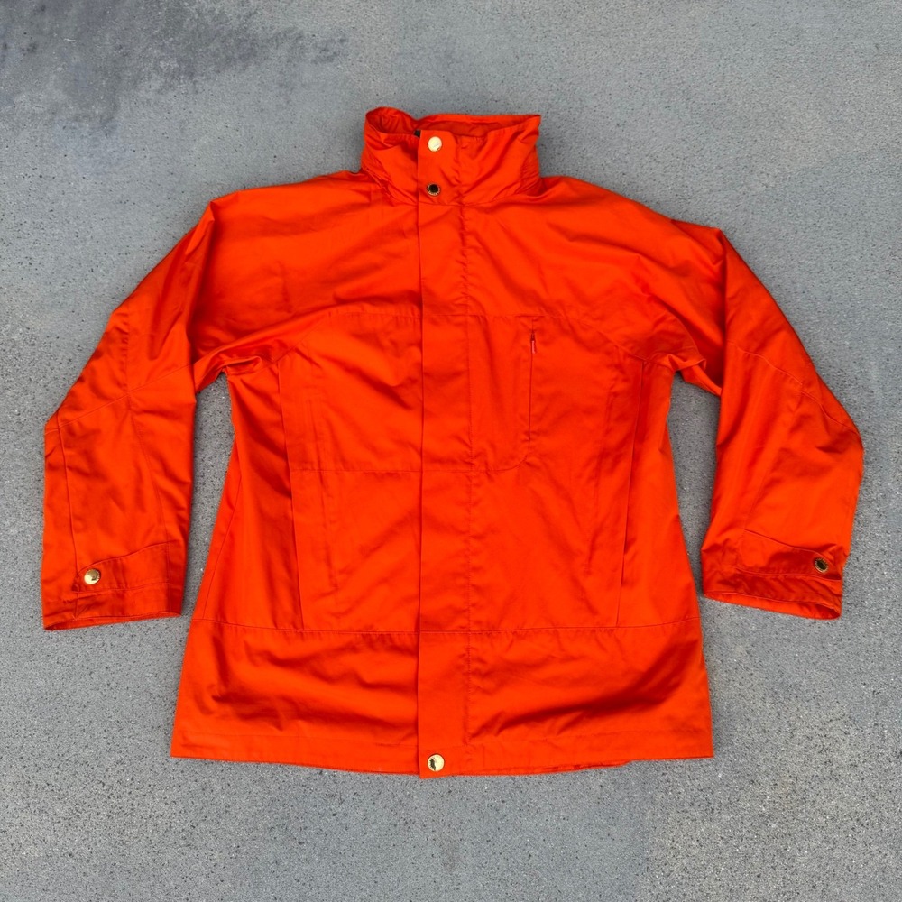 Lauren Ralph Lauren Orange Lightweight Anorak Full Zip Jacket Women's Size S
